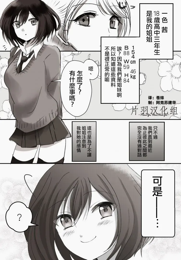 「喜欢姐妹百合的姐姐」与「喜欢着喜欢姐妹百合的姐姐的妹妹」的攻防战 第13话 第1页