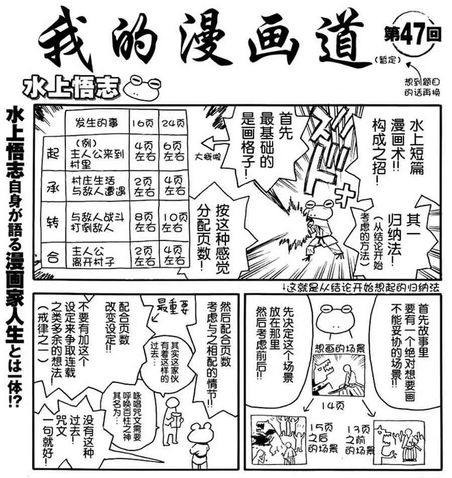 我的漫画道 47话 第1页