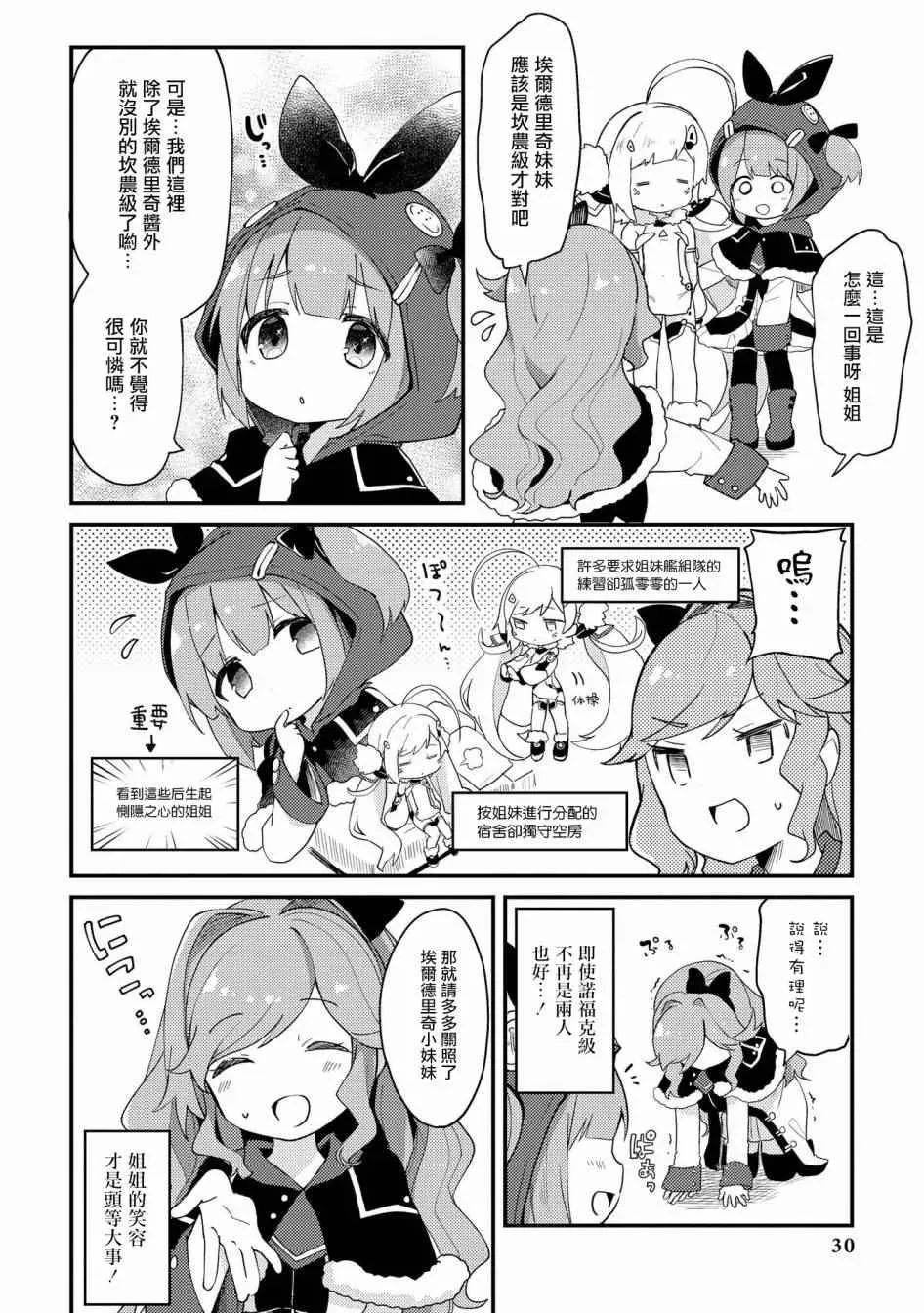 碧蓝航线官方漫画 有妹妹了 第2页