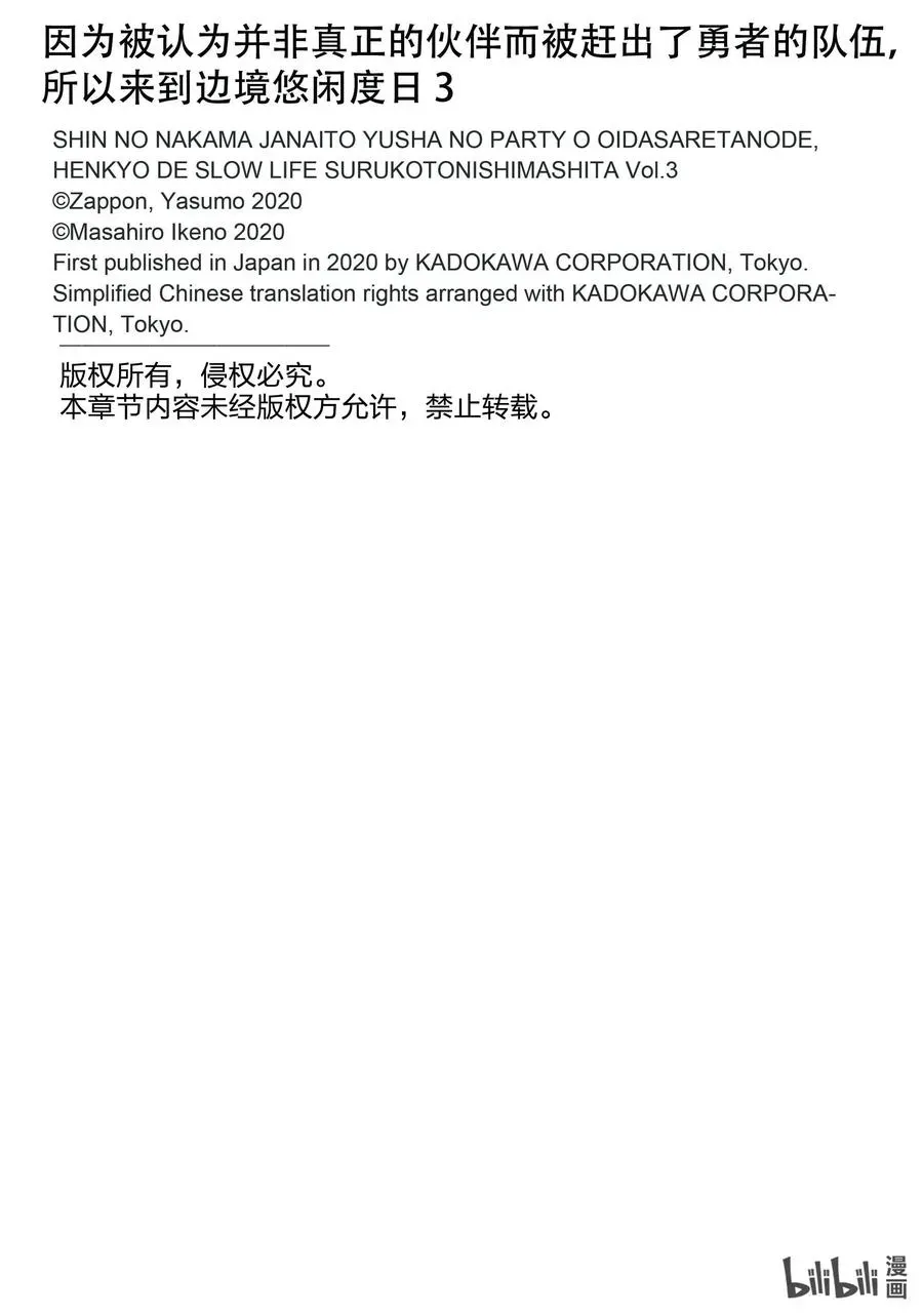 因为被认为并非真正的伙伴而被赶出了勇者的队伍，所以来到边境悠闲度日 14 第14话 第45页