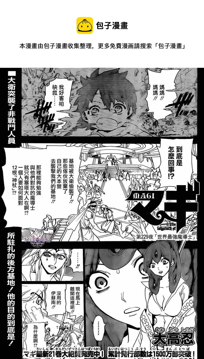 魔笛MAGI 第229话 第1页