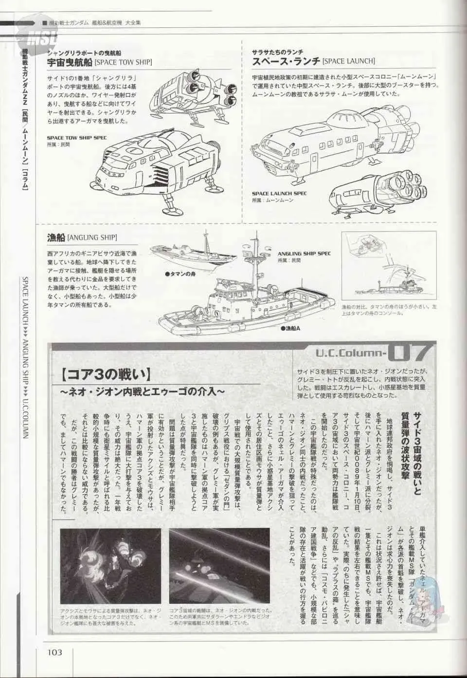 Mobile Suit Gundam - Ship amp; Aerospace Plane Encyclopedia 1话 第107页