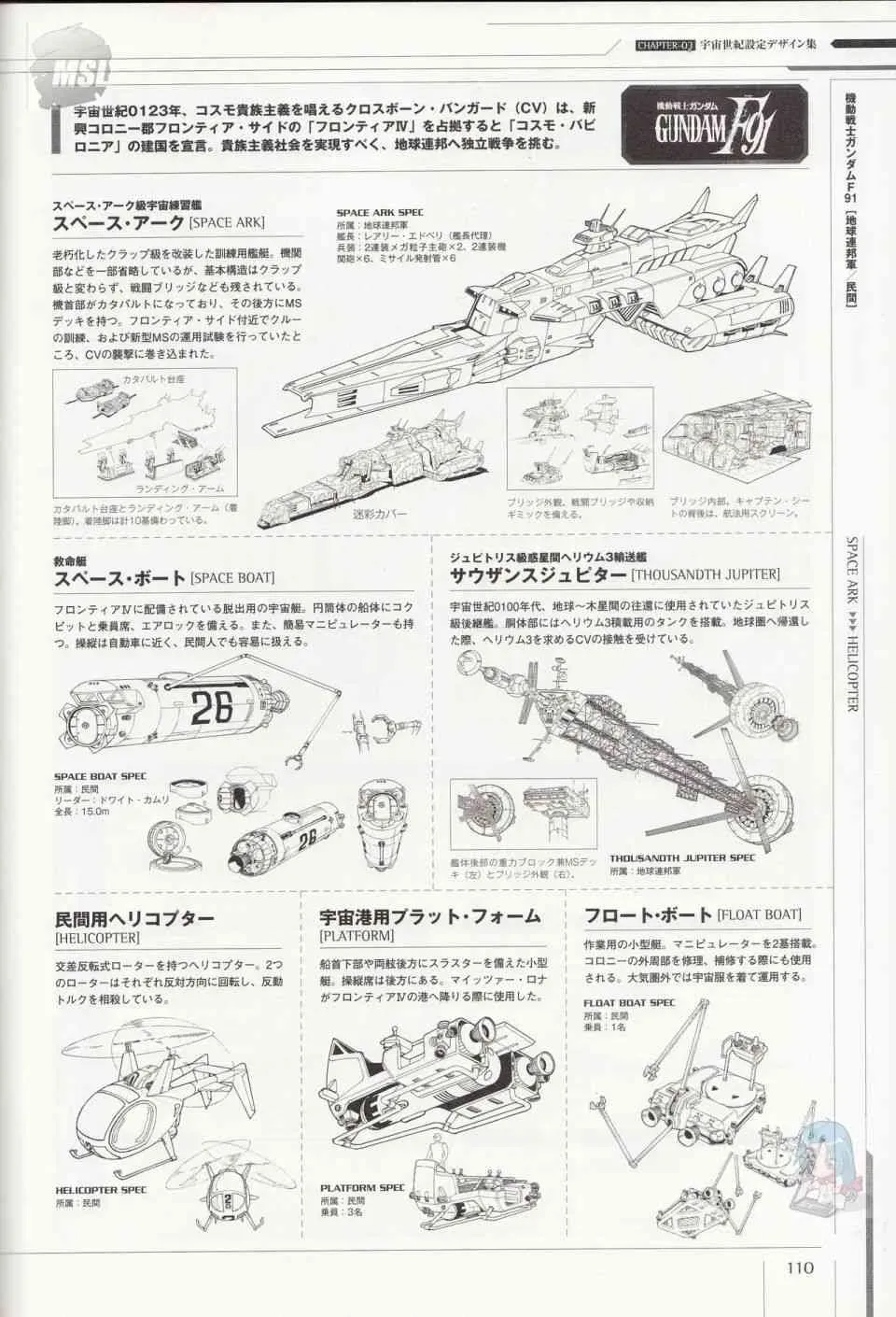 Mobile Suit Gundam - Ship amp; Aerospace Plane Encyclopedia 1话 第114页