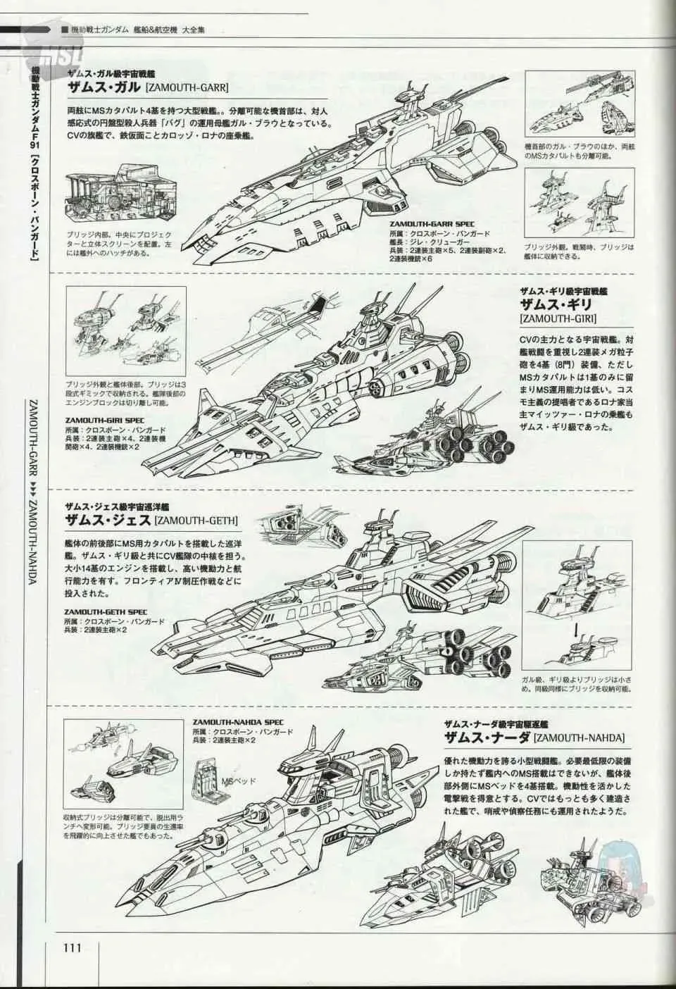 Mobile Suit Gundam - Ship amp; Aerospace Plane Encyclopedia 1话 第115页