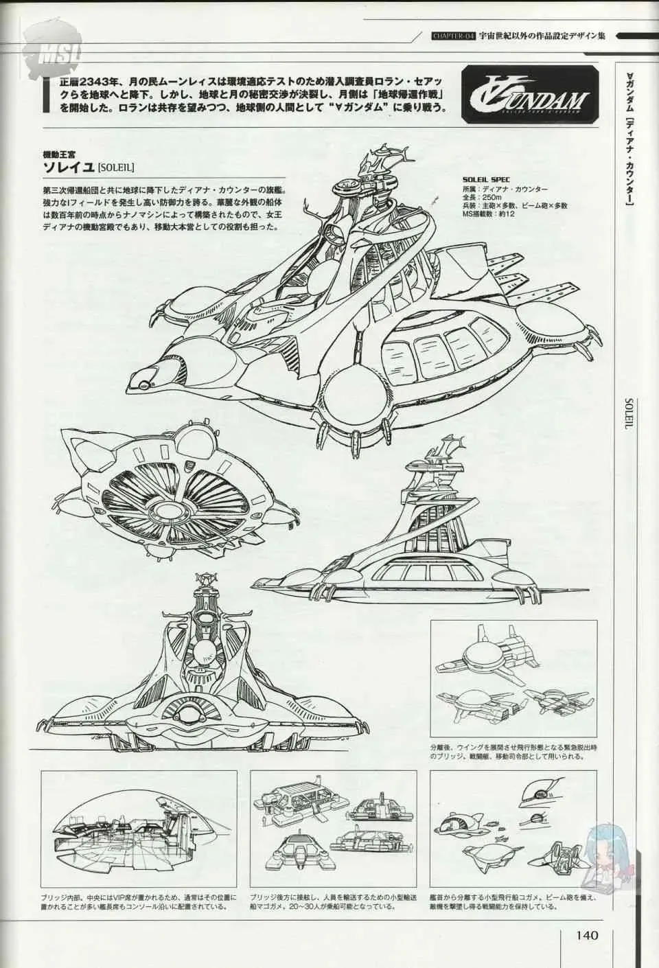 Mobile Suit Gundam - Ship amp; Aerospace Plane Encyclopedia 1话 第144页