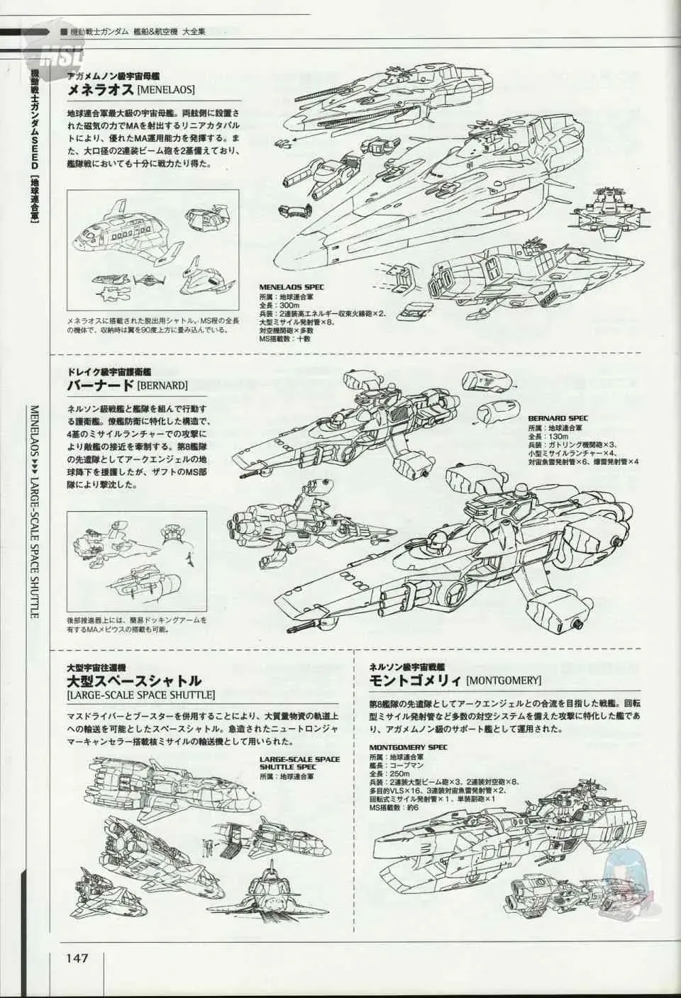 Mobile Suit Gundam - Ship amp; Aerospace Plane Encyclopedia 1话 第151页