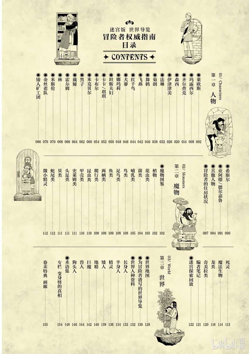 迷宫饭 世界导览 冒险者权威指南 试阅 试阅 第3页