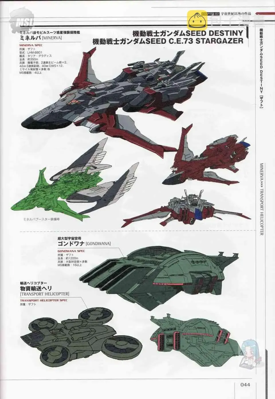 Mobile Suit Gundam - Ship amp; Aerospace Plane Encyclopedia 1话 第48页