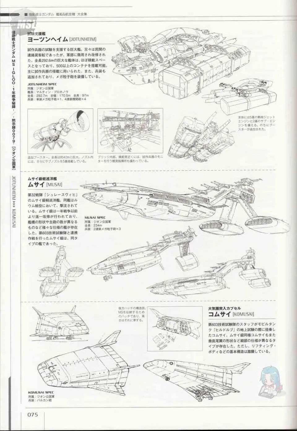 Mobile Suit Gundam - Ship amp; Aerospace Plane Encyclopedia 1话 第79页