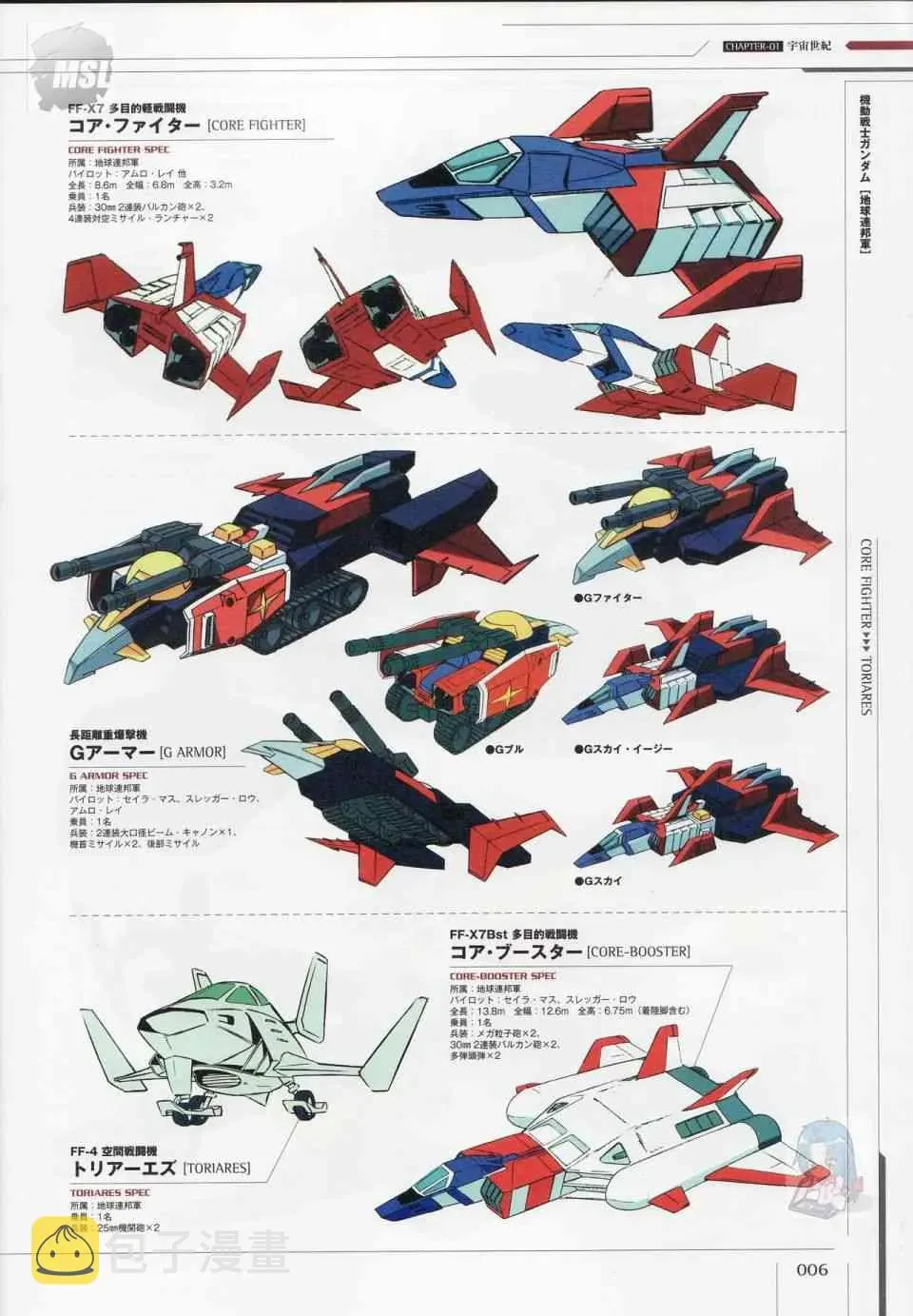 Mobile Suit Gundam - Ship amp; Aerospace Plane Encyclopedia 1话 第10页