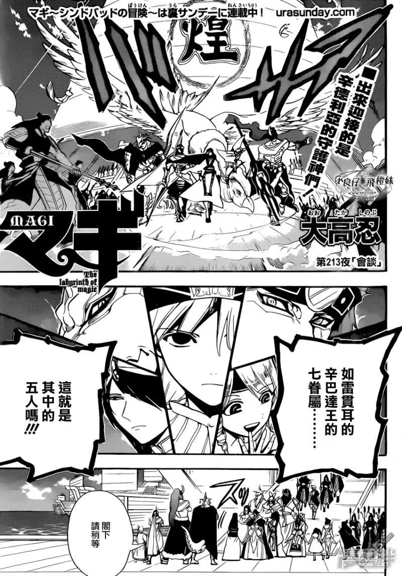 魔笛MAGI 第213话 会谈 第2页