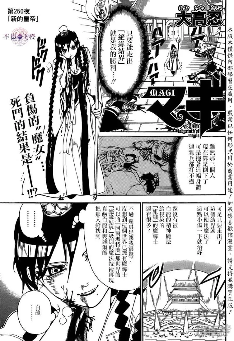 魔笛MAGI 第250话 新的皇帝 第2页