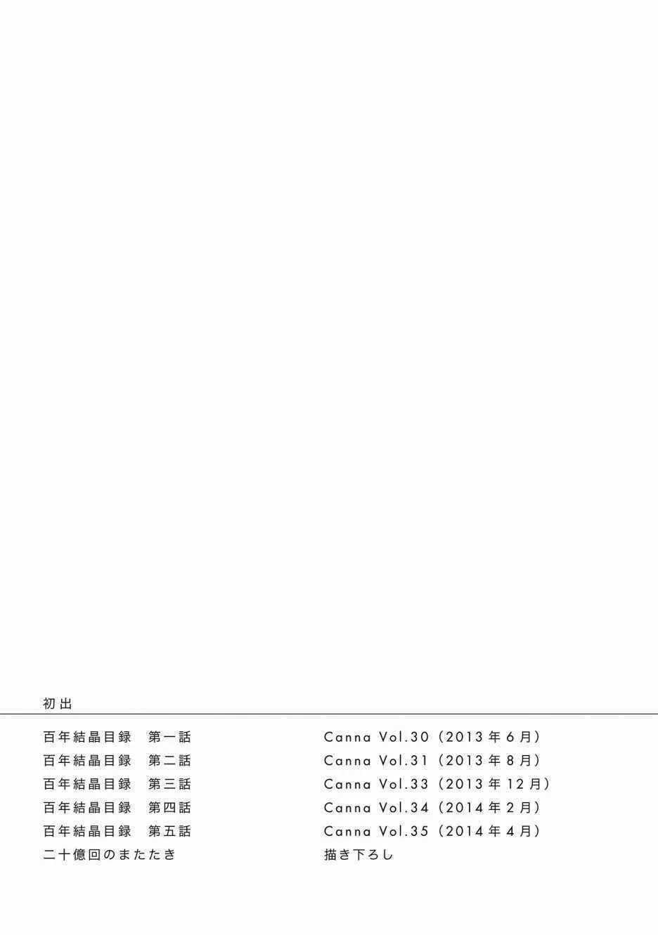 百年结晶目录 第6话 第15页