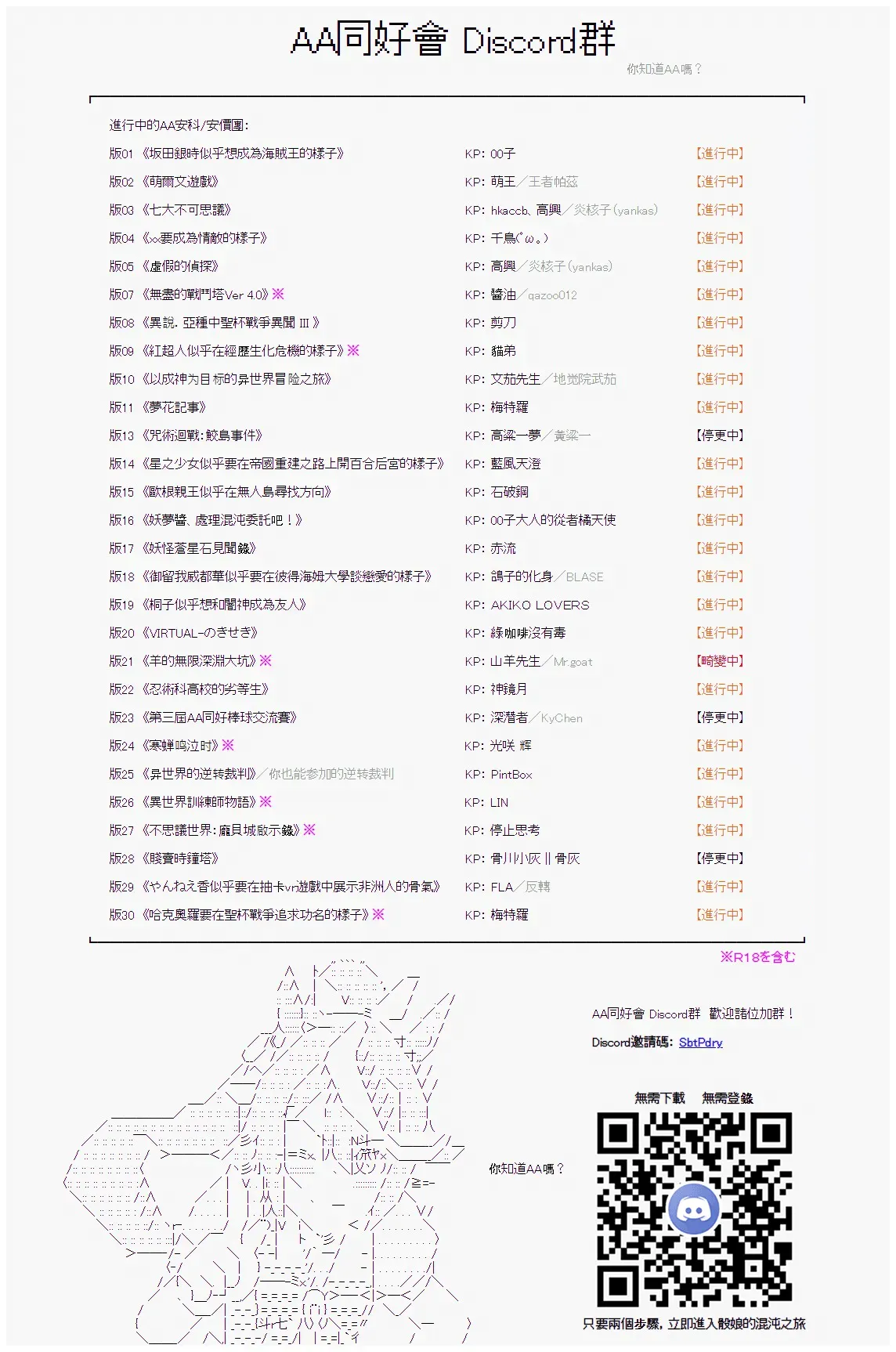 我的安科学院R 开坑预告 第13页