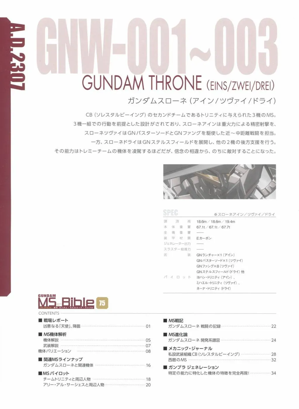 Gundam Mobile Suit Bible 75卷 第3页